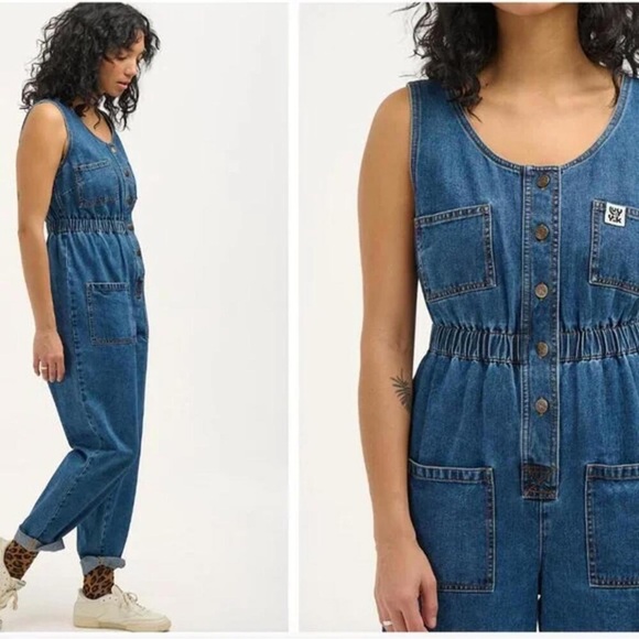 Lucy & Yak Pants - Lucy & Yak denim jumpsuit